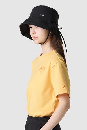 여성 시어서커 와이드 버킷햇 - 블랙 QR222WCP42