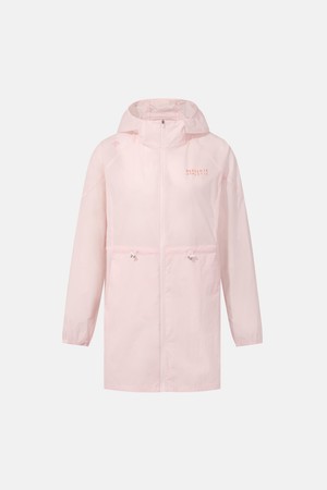 우먼스 경량 우븐 후드형 바람막이 자켓 라이트핑크 SR112PWB31