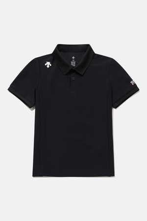 영애슬릿 스위스 트라이애슬론 쿨링 폴로 반팔 티셔츠 블랙 SR22JIPS51