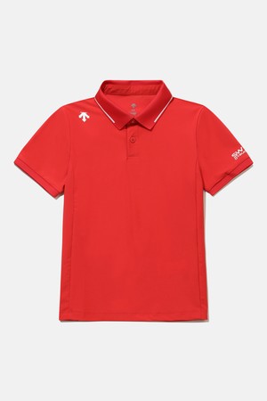 영애슬릿 스위스 트라이애슬론 쿨링 폴로 반팔 티셔츠 레드 SR22JIPS51