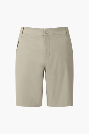 [데상트골프] 남성 원포인트 하프 팬츠  DQ22MFSP4Q_BEIGE-a