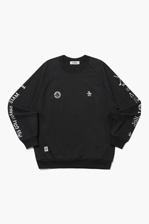 [온라인단독]남성 심볼 그래픽 맨투맨 블랙 MR111PTL31