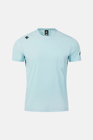 트레이닝 쿨링 트리코트 반팔 티셔츠 블루 SR211TTS41