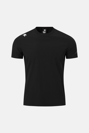 트레이닝 쿨링 트리코트 반팔 티셔츠 블랙 SR211TTS41