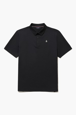 남성 냉감 써커 반팔 티셔츠 블랙 MR221MTS62