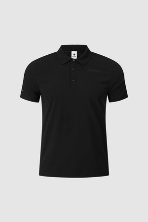 남성 PCM 냉감 우븐 폴로 티셔츠 - 블랙 QR121ETS31