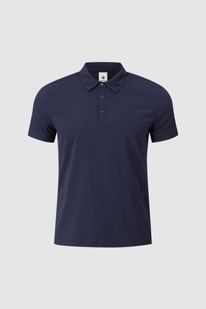 남성 PCM 냉감 우븐 폴로 티셔츠 - 네이비 QR121ETS31