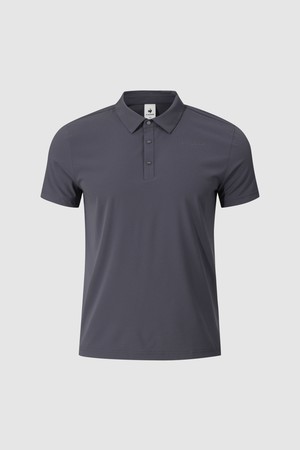 남성 PCM 냉감 우븐 폴로 티셔츠 - 그레이 QR121ETS31