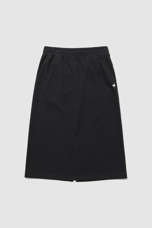 여성 백메쉬 쮸리 스커트 - 블랙 QR122OSK31