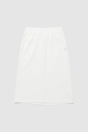 여성 백메쉬 쮸리 스커트 - 크림 QR122OSK31