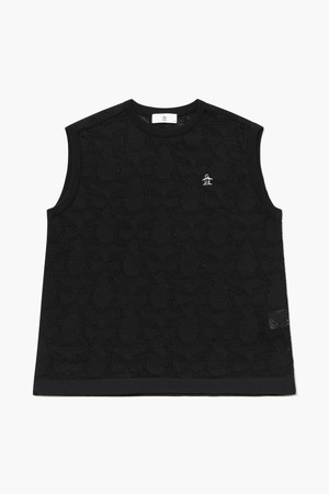 여성 스카시 조직 베스트 블랙 MR222LKV51