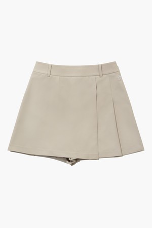 여성 랩 플리츠 치마바지 베이지 MR222LSP51