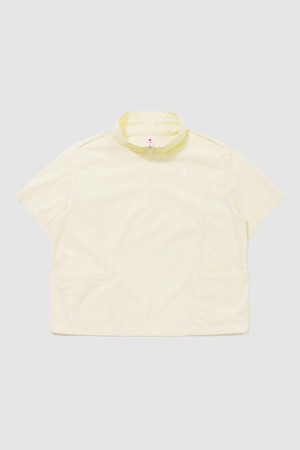 여성 쉐이드온 경량 우븐 루즈핏 반팔 아노락 - 옐로우 QR222OJK42