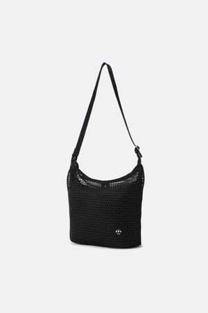 우먼스 스몰 2WAY 메쉬 호보백 블랙 SR222UBG41
