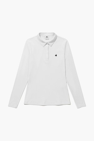 여성 냉감 하이브리드 카라 긴팔 티셔츠 _WHTE GR122LTL31_WHITE-a