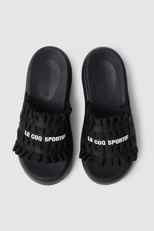 러플 슬라이드 - 블랙 QR222WSD41