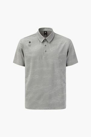 남성 전판 패턴 카라 반팔 티셔츠  DR22MFTS4V