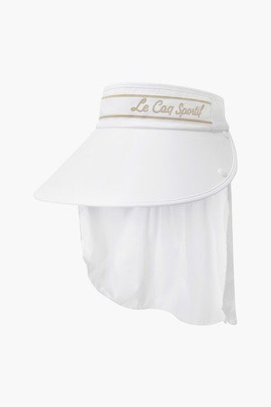 여성 넥 커버 와이드 선바이저 _WHTE GR222LSV41