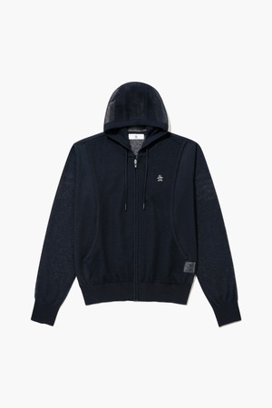 [먼싱웨어] 여성 린넨 후드 집업 네이비 MR222LSJ42_NAVY-a