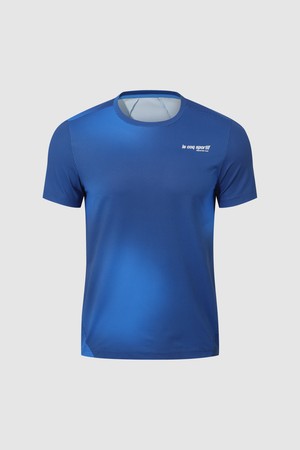 남성 메쉬 하이브리드 반팔티 - 블루 QR221ERS55