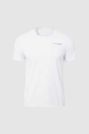 남성 메쉬 하이브리드 반팔티 - 화이트 QR221ERS55