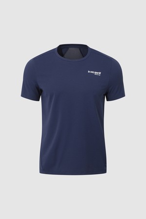 남성 메쉬 하이브리드 반팔티 - 네이비 QR221ERS55