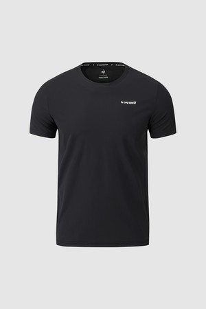 유니 냉감 트리코트 반팔티 - 블랙 QR223ERS51