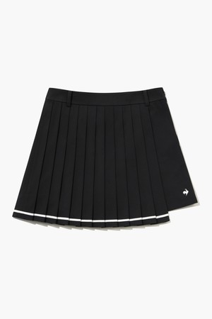 여성 플리츠 랩 스커트 _BLCK GR222LSK41