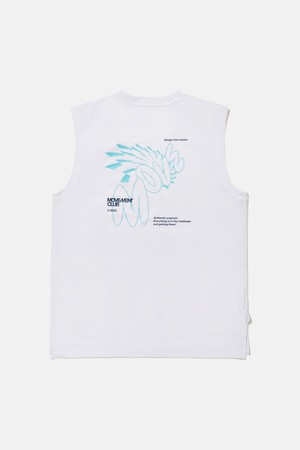 무브먼트 백그래픽 슬리브리스 화이트 SR221EST51