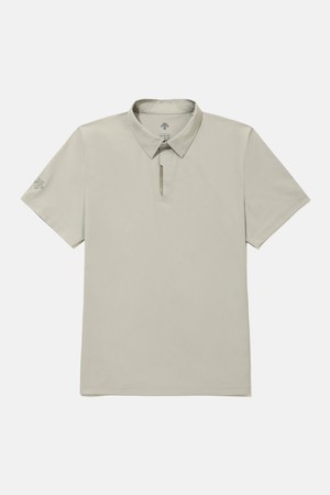 듀얼리스 우븐 폴로 반팔 티셔츠 베이지 SR221DPS44