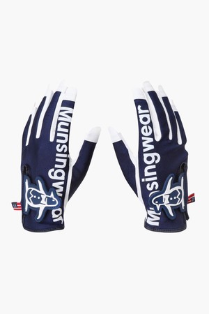 [먼싱웨어] 여성 프린트 양손 장갑  네이비 MR112LGL21_NAVY-a