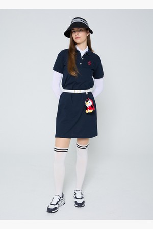 [먼싱웨어] [온라인단독]여성 10 YEARS 폴로 카라 원피스 네이비 MR212LOP51_NAVY-a