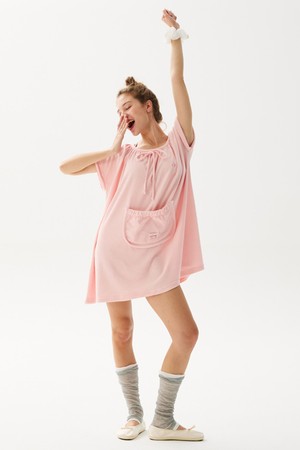 [르꼬끄 골프X펠로 아 펠로] 테리 샤워 원피스 (패커블) _PINK GR222LET43