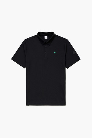 [COQ TAP] 남성 써머 피케 카라 반팔 티셔츠 _BLCK GR221MTS41_BLACK-a