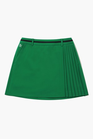 [먼싱웨어] 여성 썸머 플리츠 스커트 그린 MR222LSK51_GREEN-a