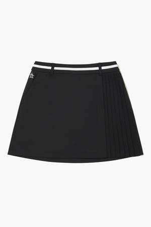 [먼싱웨어] 여성 썸머 플리츠 스커트 블랙 MR222LSK51_BLACK-a