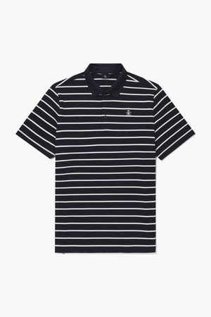 [먼싱웨어] 남성 마린 스트라이프 반팔 티셔츠 네이비 MR221MTS43_NAVY-a