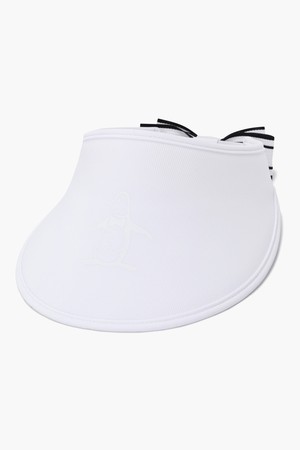 [먼싱웨어] 여성 펭귄 바이저 화이트 MR222LCP43_WHITE-a