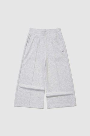 여성 쿨텐션 크롭 와이드 팬츠 - 멜란지 QR222OFP62