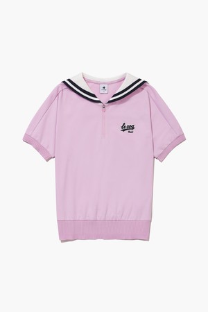 여성 마린 세일러 반팔 스웨터 _PINK GR122LTS33_PINK-a