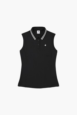 여성 에센셜 소프트 터치 슬리브리스 _BLCK GR222LSL51_BLACK-a