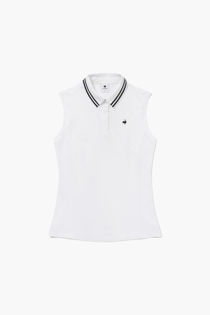 여성 에센셜 소프트 터치 슬리브리스 _WHTE GR222LSL51_WHITE-a