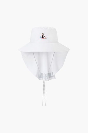 [먼싱웨어] 여성 백커버 버킷햇 화이트 MR222LCP52_WHITE-a