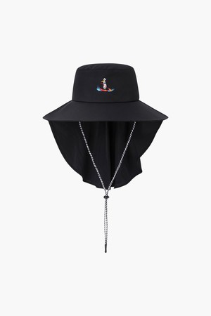 [먼싱웨어] 여성 백커버 버킷햇 블랙 MR222LCP52_BLACK-a