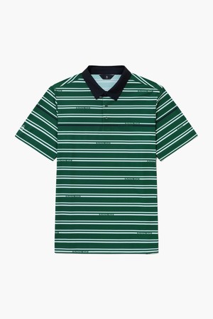 [먼싱웨어] 남성 냉감 스트라이프 티셔츠 딥그린 MR221MTS65_GREEN-a