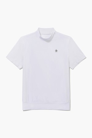 [먼싱웨어] 여성 AIR DOT 모크넥 티셔츠 화이트 MR222LTS61_WHITE-a