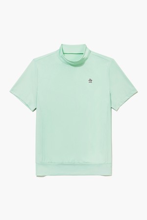 [먼싱웨어] 여성 AIR DOT 모크넥 티셔츠 민트 MR222LTS61_GREEN-a