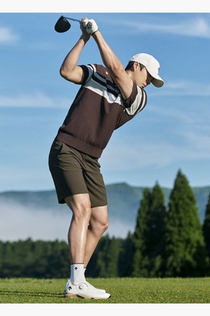 남성 시어서커 숏팬츠  DR32MFSP71