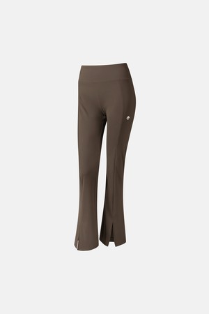 여성 브리즈스킨 부츠컷 레깅스 다크 브라운 SR322PKL72