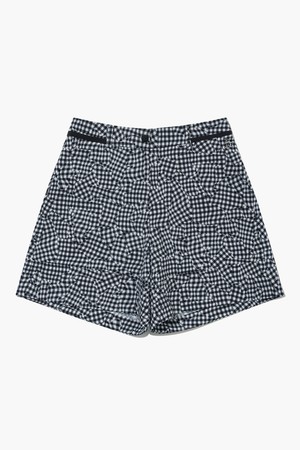 여성 시즌 패턴 프린트 반바지 블랙 MR322LSP71